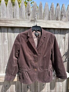 Talbots 10P brown corduroy blazer!
